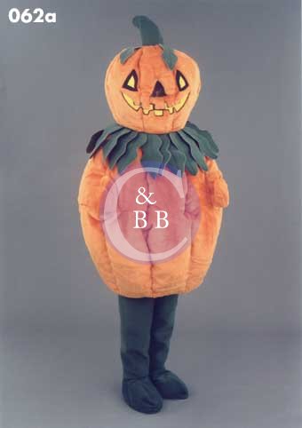 Mascot 062a Pumpkin Man - Click Image to Close