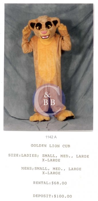 GOLDEN LION CUB - Click Image to Close