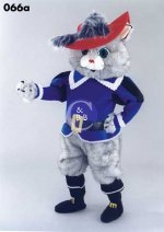 Mascot 066a Cat - Puss n Boots - Blue jacket