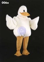 Mascot 006a Duck - white