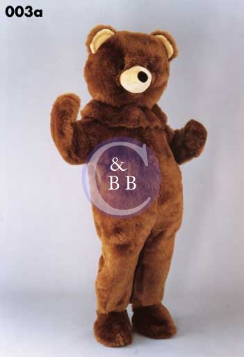Mascot 003a Brown Bear - Click Image to Close