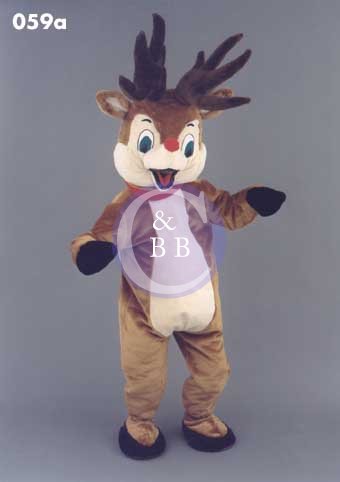 Mascot 059a Reign Deer - Rudolph - Click Image to Close