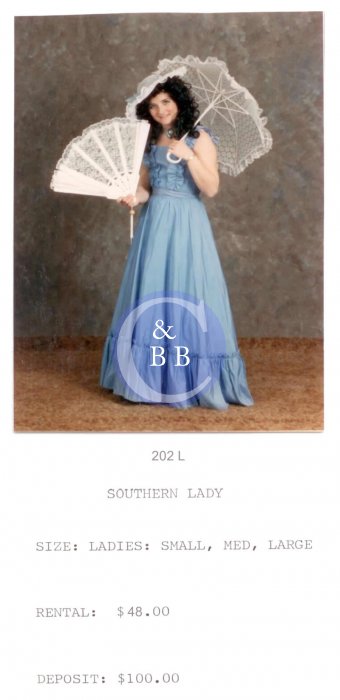 SOUTHERN LADY - BLUE - Click Image to Close