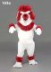 Mascot 162a Dog - Poodle - White & Red