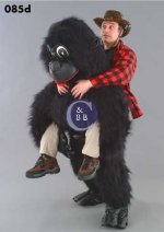 Mascot 085d Gorilla Rider