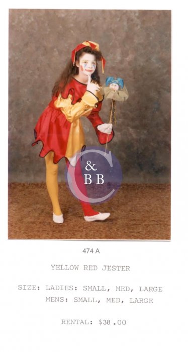 JESTER - RED & YELLOW - Click Image to Close