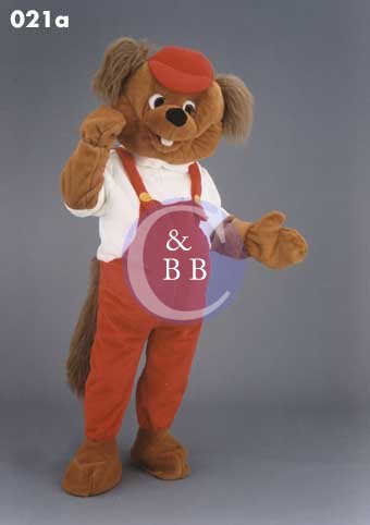 Mascot 021a Bear in Bibbs - Click Image to Close