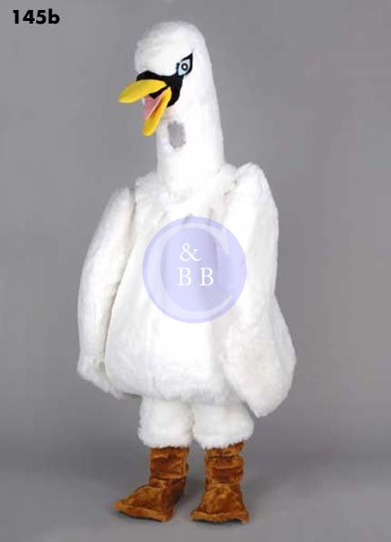 Mascot 145b Bird - Duck - White - Click Image to Close