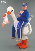 Mascot 091d Stork rider