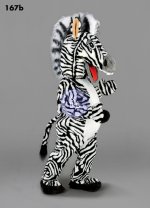 Mascot 167b Zebra