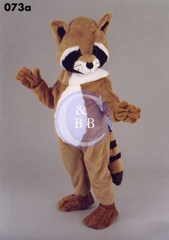 Mascot 073a Raccoon - Click Image to Close
