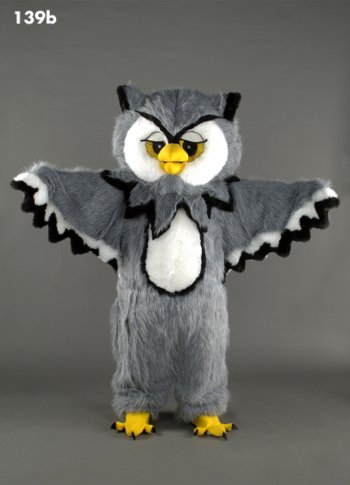 Mascot 139b Owl - Gray