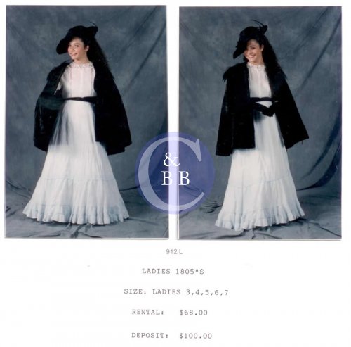 1805s LADIES DRESS - Click Image to Close