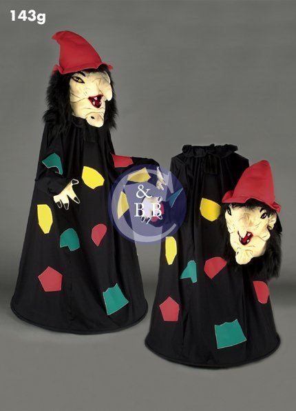 Mascot 143g Witch - Removable head - Click Image to Close