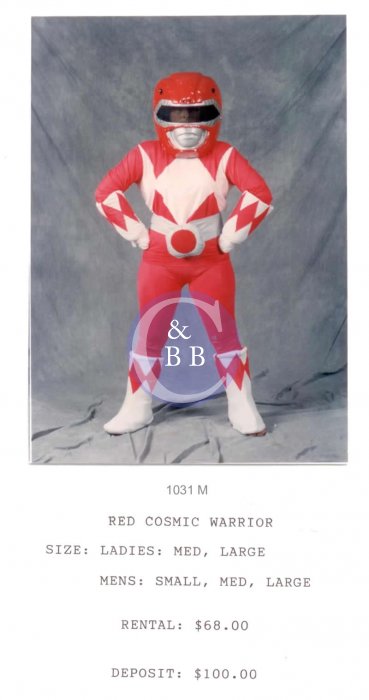 RED COSMIC WARRIOR - Click Image to Close