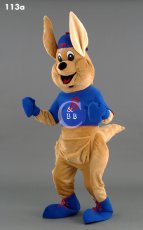 Mascot 113a Kangaroo - Blue shirt
