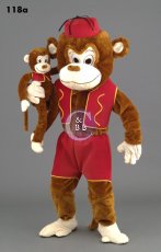Mascot 118a Monkey and little monkey
