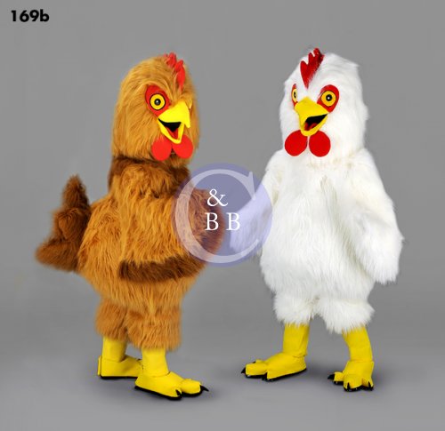 Mascot 169b Chick - White or Brown - Click Image to Close