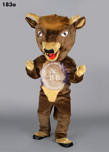 Mascot 183a Bull - Brown - Click Image to Close