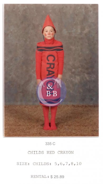 CHILDS RED CRAYON - Click Image to Close