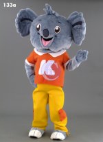 Mascot 133a Koala bear - Gray
