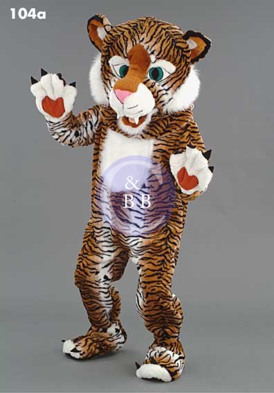 Mascot 104a Tiger - Small stripes - Click Image to Close