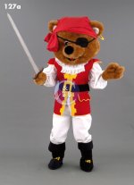 Mascot 127a Bear Pirate