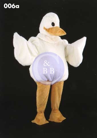 Mascot 006a Duck - white - Click Image to Close