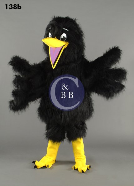 Mascot 138b Bird - Crow - Click Image to Close