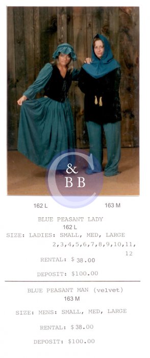PEASANT LADY - BLUE - Click Image to Close