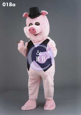 Mascot 018a Pig - Click Image to Close