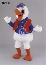 Mascot 071a Duck - blue jacket