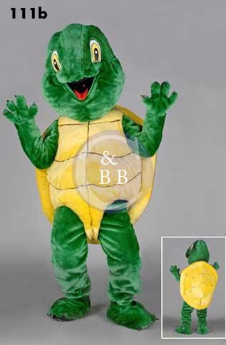 Mascot 111b Turtle - Yellow shell - Click Image to Close