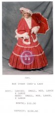1800s RED IVORY LADY