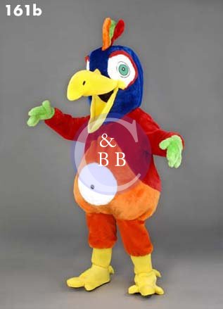 Mascot 161b Bird - Peacock - Click Image to Close
